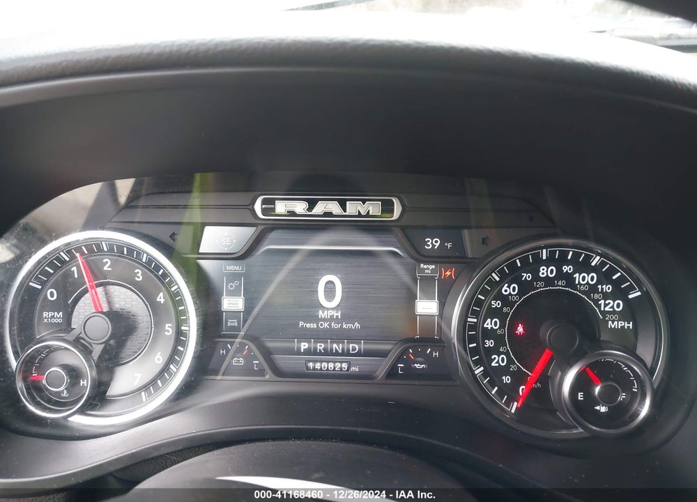 2019 RAM 1500 BIG HORN/LONE STAR 4X4 6'4 BOX VIN: 1C6SRFBT5KN648360