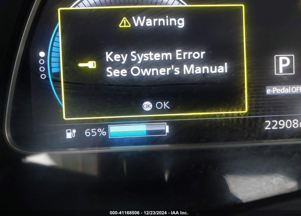 2019 NISSAN LEAF VIN: 1N4AZ1CP4KC313441
