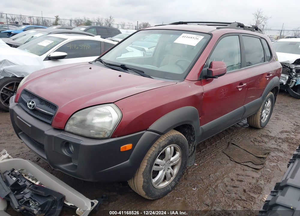 2006 HYUNDAI TUCSON GLS/LIMITED VIN: KM8JN12D56U256174