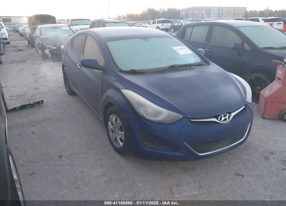 2016 HYUNDAI ELANTRA SE VIN: 5NPDH4AE8GH781293