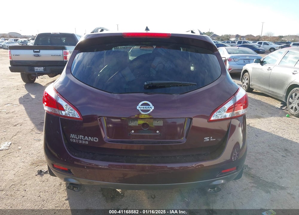 2013 NISSAN MURANO SL VIN: JN8AZ1MU5DW203907