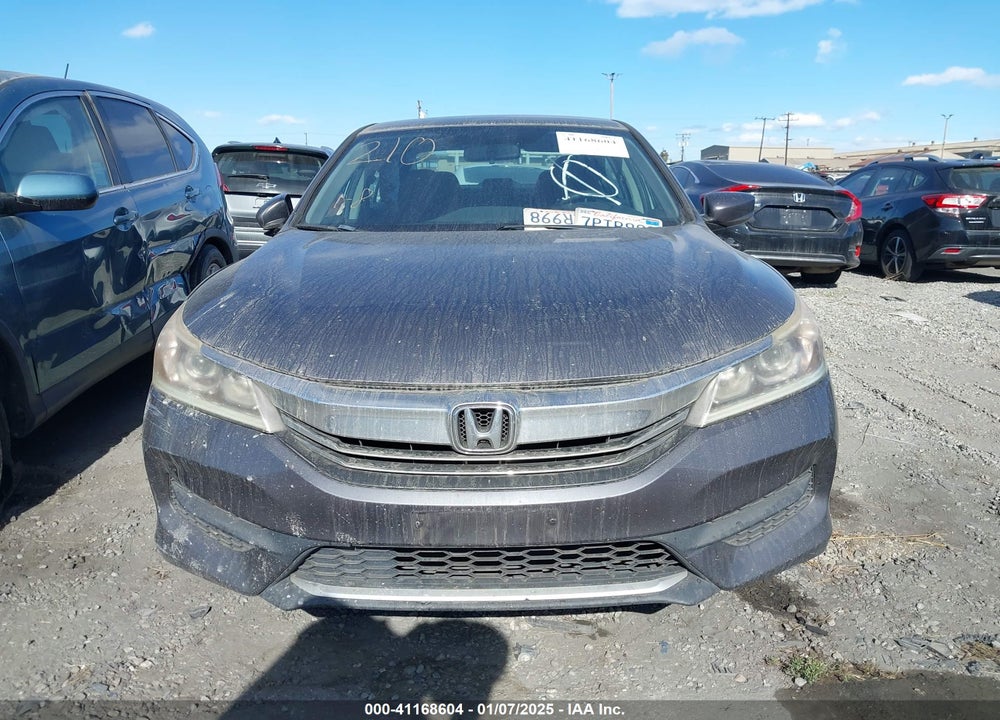 2016 HONDA ACCORD LX VIN: 1HGCR2F36GA053887