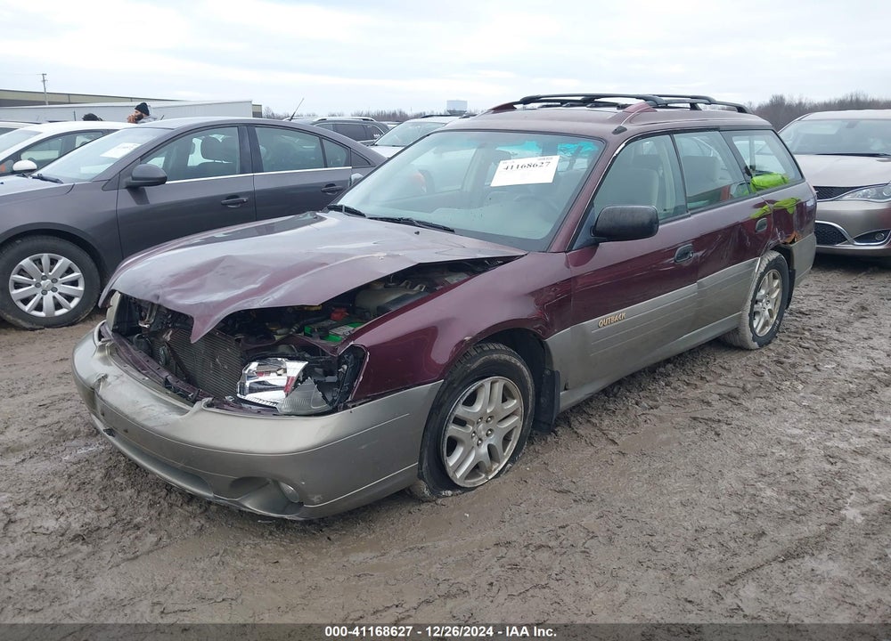 2001 SUBARU OUTBACK VIN: 4S3BH665717640724