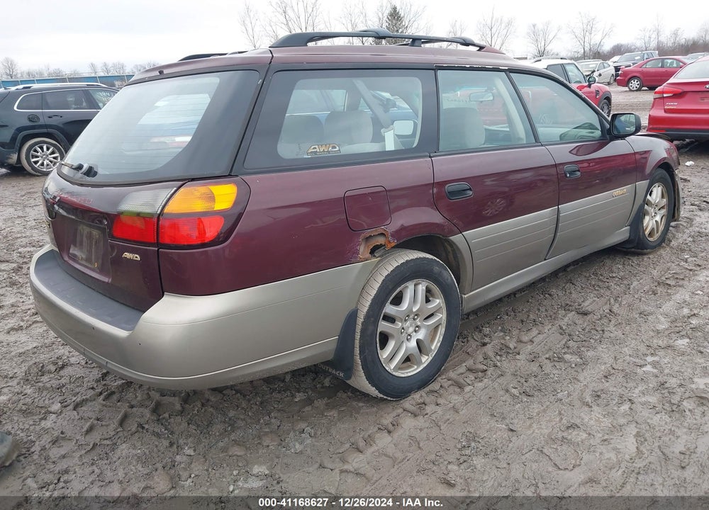 2001 SUBARU OUTBACK VIN: 4S3BH665717640724