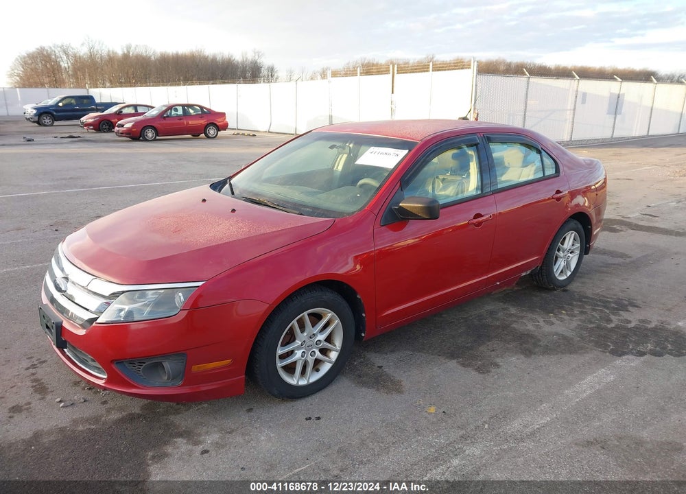 2010 FORD FUSION S VIN: 3FAHP0GAXAR199546
