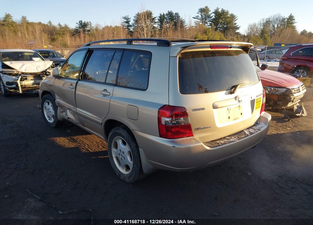 2006 TOYOTA HIGHLANDER LIMITED V6 VIN: JTEEP21A860154383