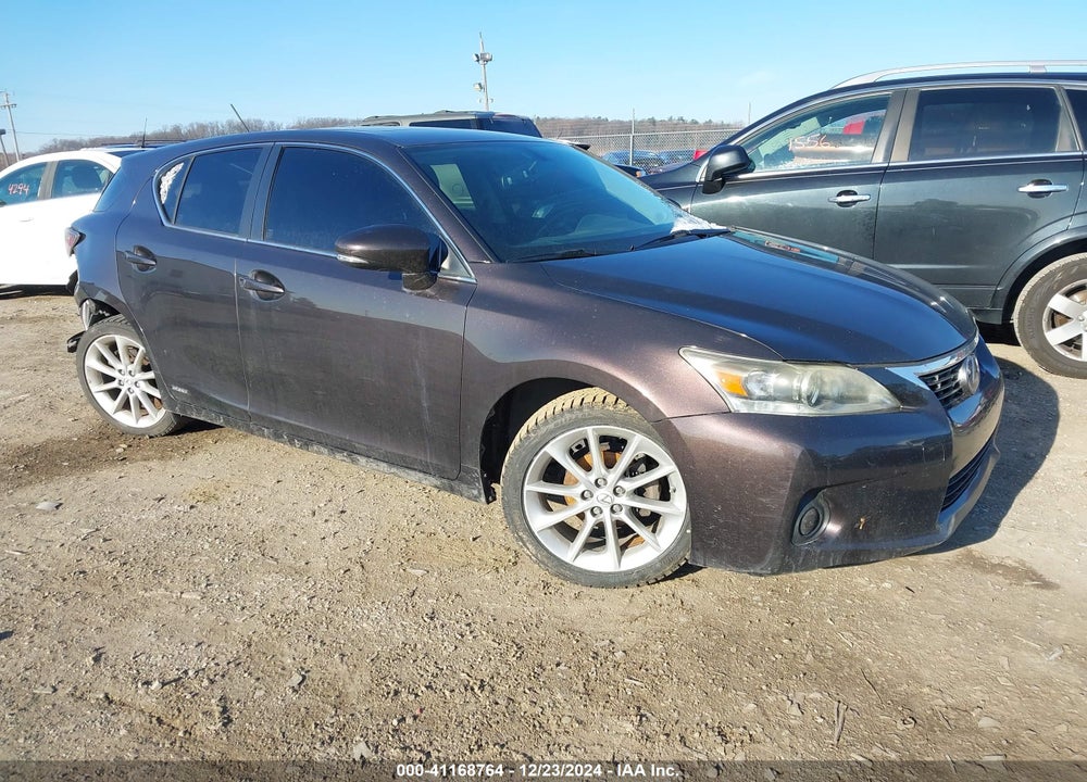 2012 LEXUS CT 200H PREMIUM VIN: JTHKD5BH0C2057741