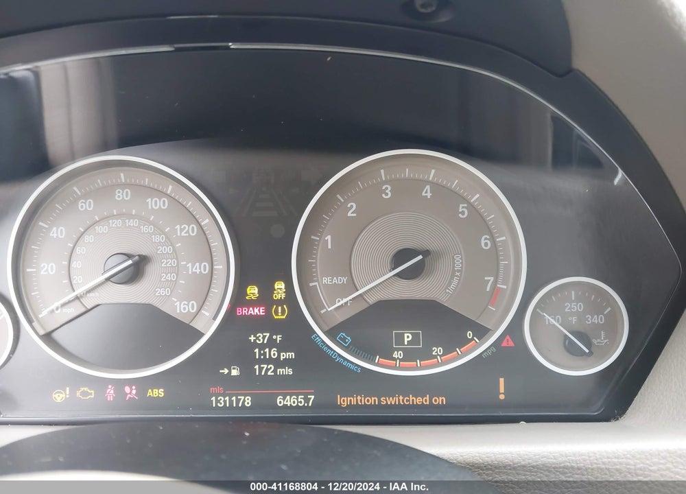 2012 BMW 328I VIN: WBA3A5C53CF256310