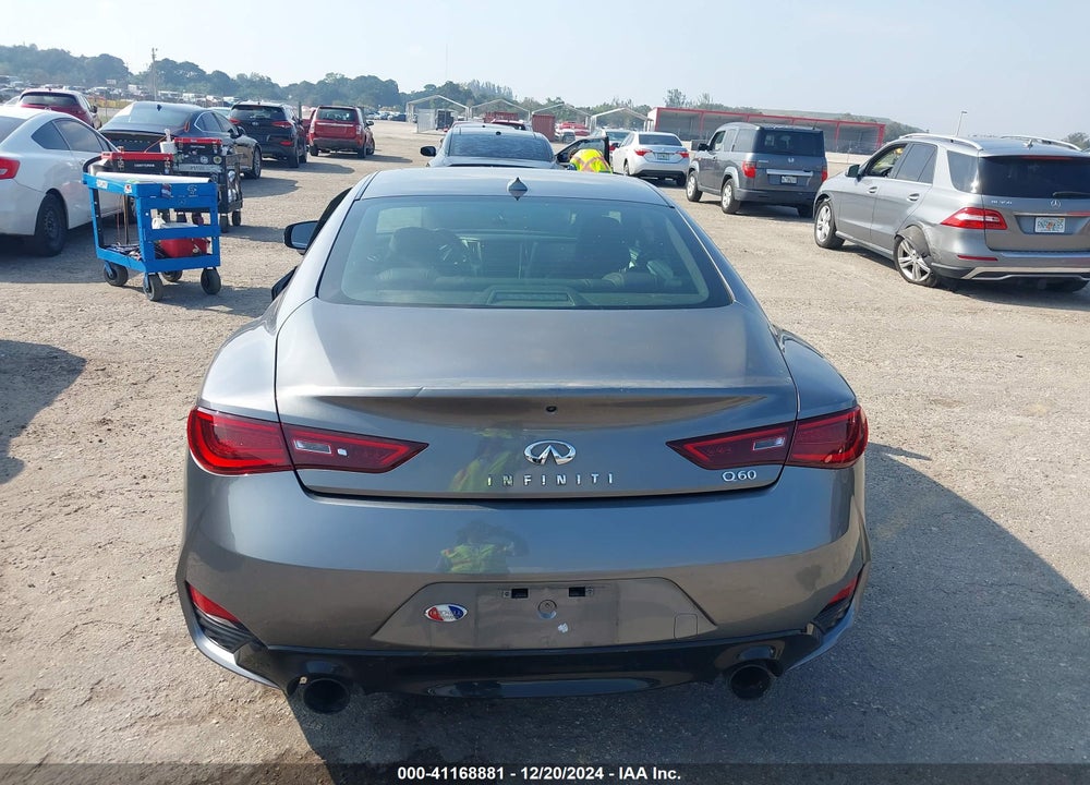 2018 INFINITI Q60 3.0T LUXE VIN: JN1EV7EK0JM341647