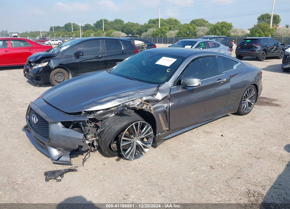 2018 INFINITI Q60 3.0T LUXE VIN: JN1EV7EK0JM341647