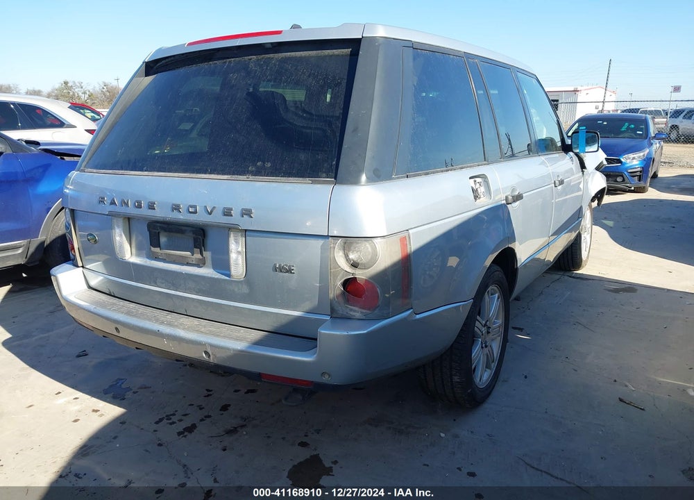 2006 LAND ROVER RANGE ROVER HSE VIN: SALME15436A224590