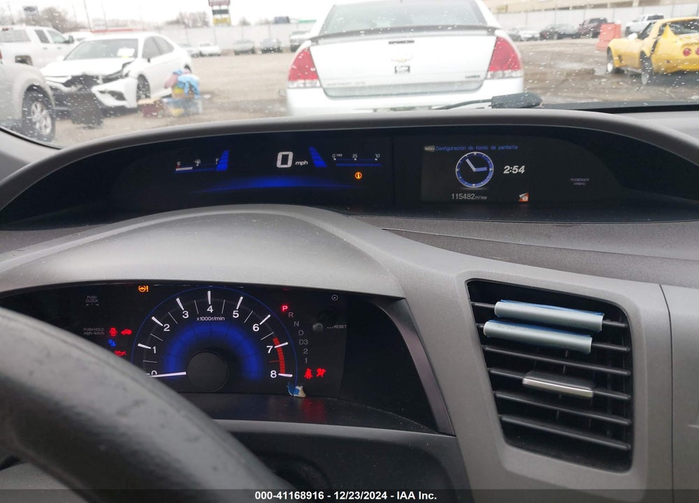 2012 HONDA CIVIC SDN LX VIN: 19XFB2F52CE379176