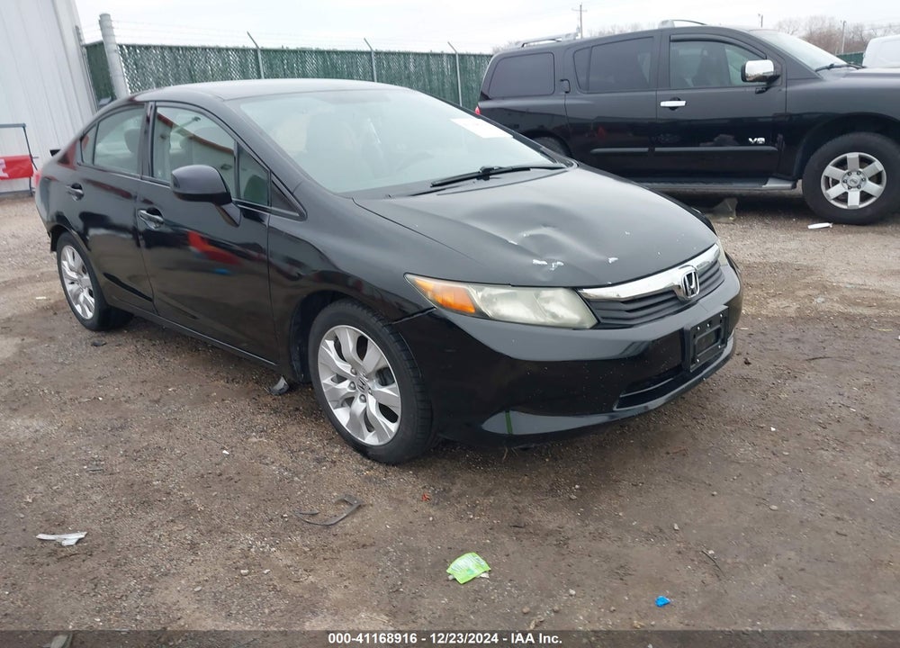 2012 HONDA CIVIC SDN LX VIN: 19XFB2F52CE379176
