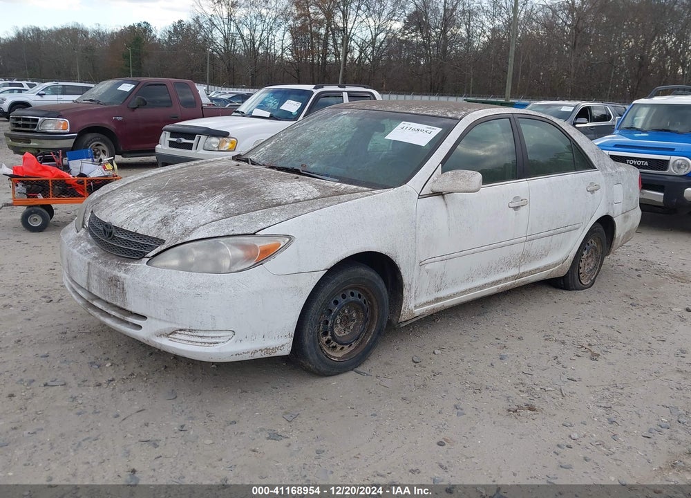 2002 TOYOTA CAMRY LE VIN: 4T1BE32K82U085140