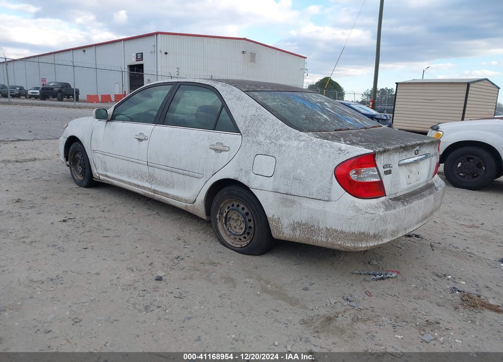 2002 TOYOTA CAMRY LE VIN: 4T1BE32K82U085140