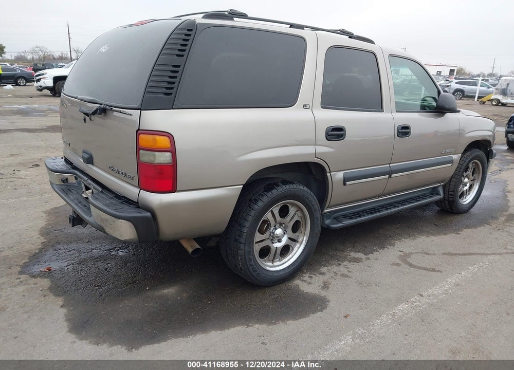 2002 CHEVROLET TAHOE LS VIN: 1GNEK13T12J237712