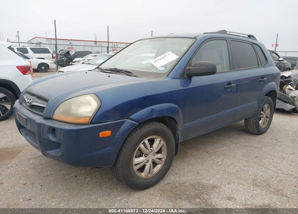 2009 HYUNDAI TUCSON GLS VIN: KM8JM12B89U988174