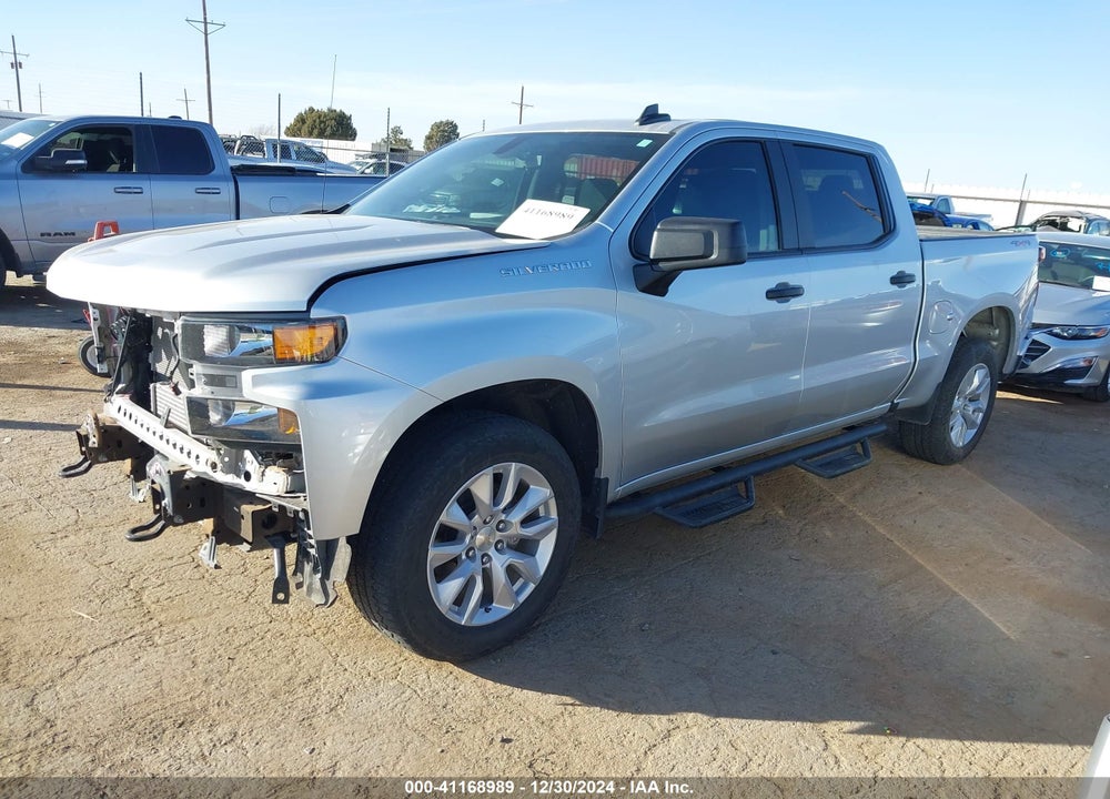 2022 CHEVROLET SILVERADO 1500 LTD 4WD SHORT BED CUSTOM VIN: 3GCPYBEK1NG126111