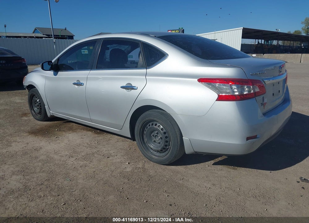 2013 NISSAN SENTRA SV VIN: 3N1AB7APXDL628940