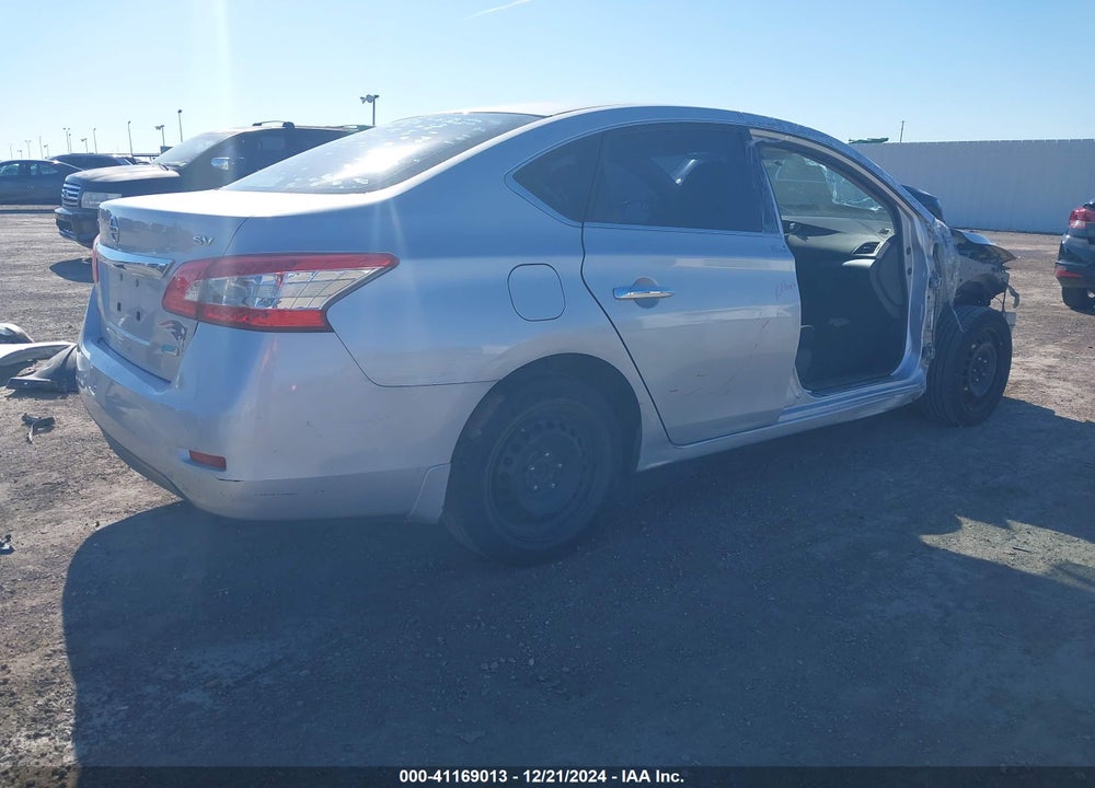 2013 NISSAN SENTRA SV VIN: 3N1AB7APXDL628940