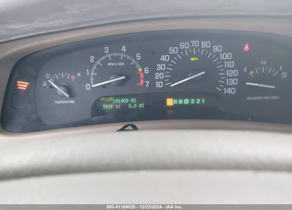 2000 BUICK PARK AVENUE VIN: 1G4CW54K7Y4222362