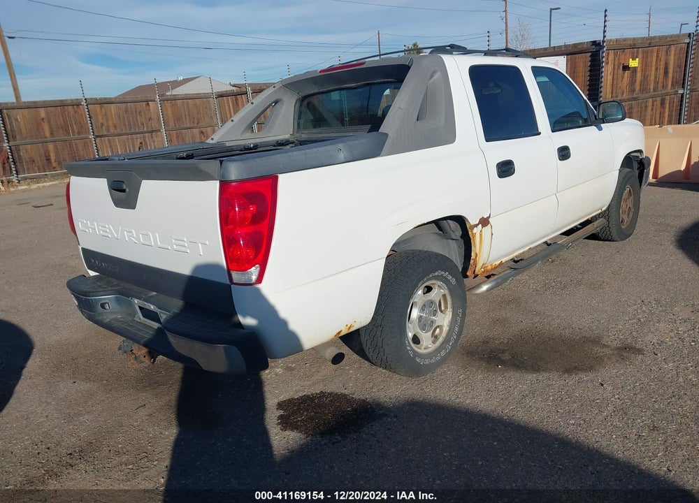 2003 CHEVROLET AVALANCHE 1500 VIN: 3GNEC13T33G290959