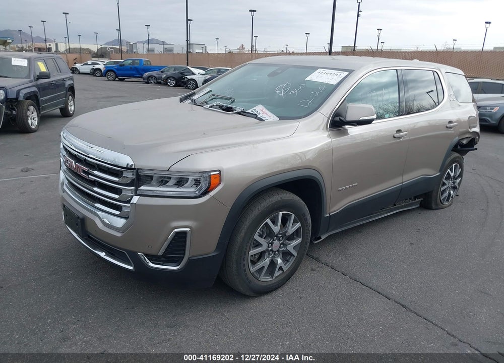 2022 GMC ACADIA AWD SLE VIN: 1GKKNRL47NZ168402
