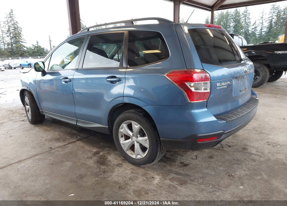 2015 SUBARU FORESTER 2.5I PREMIUM VIN: JF2SJADC3FH409105