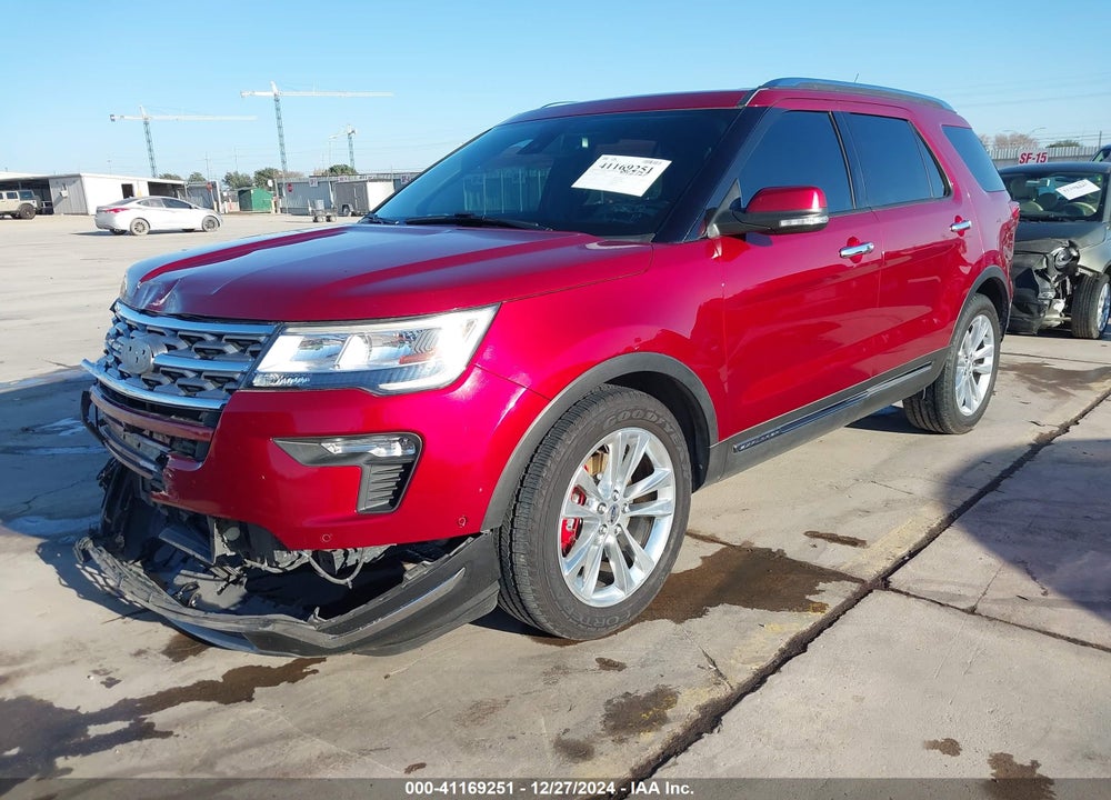 2018 FORD EXPLORER LIMITED VIN: 1FM5K7F83JGB42482