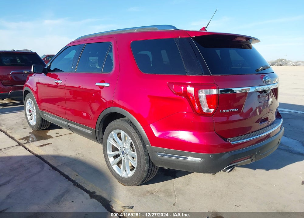 2018 FORD EXPLORER LIMITED VIN: 1FM5K7F83JGB42482