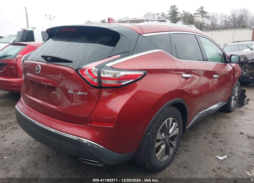 2016 NISSAN MURANO SL VIN: 5N1AZ2MHXGN164127