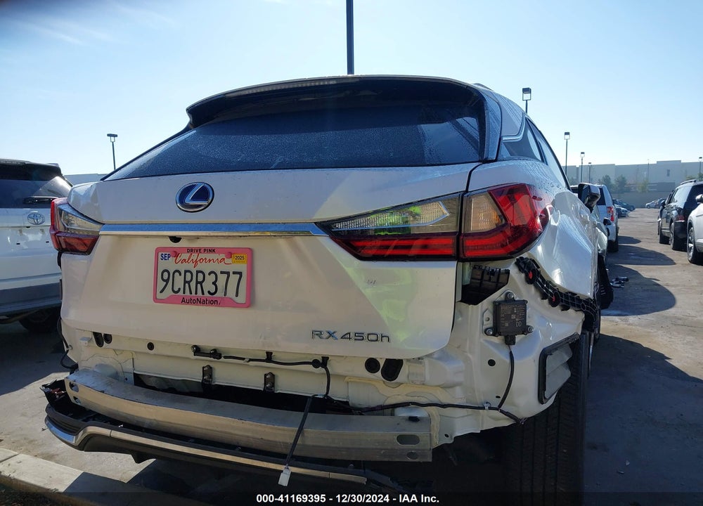 2022 LEXUS RX 450H VIN: 2T2HGMDA5NC090764