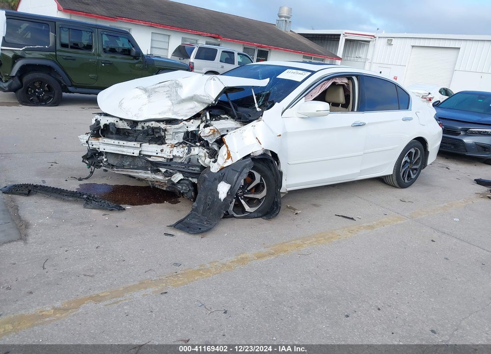 2017 HONDA ACCORD EX-L V6 VIN: 1HGCR3F01HA000009