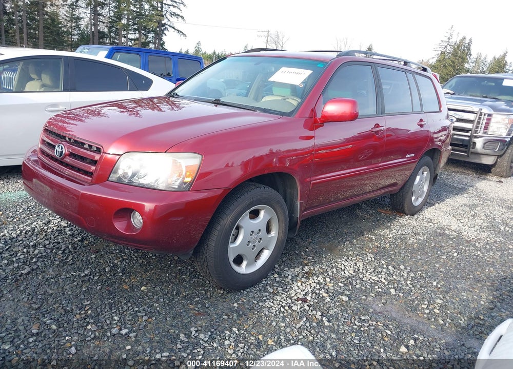 2006 TOYOTA HIGHLANDER LIMITED V6 VIN: JTEEP21A560185929