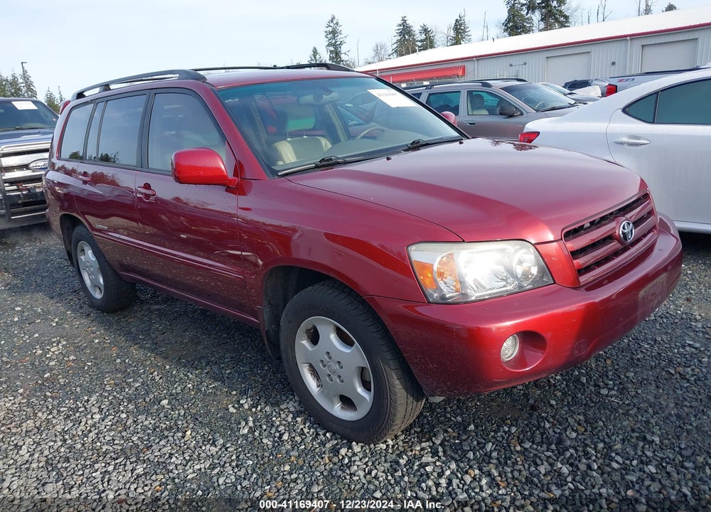 2006 TOYOTA HIGHLANDER LIMITED V6 VIN: JTEEP21A560185929