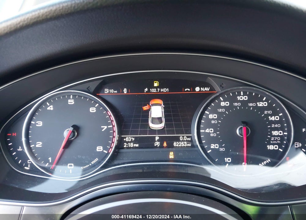 2014 AUDI A7 3.0T PREMIUM PLUS VIN: WAUWGAFC6EN067917
