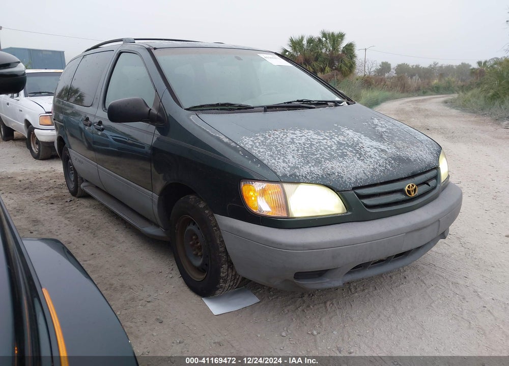 2001 TOYOTA SIENNA LE VIN: 4T3ZF13C21U362233