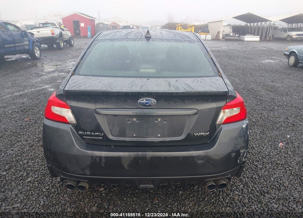 2016 SUBARU WRX VIN: JF1VA1J66G9832899
