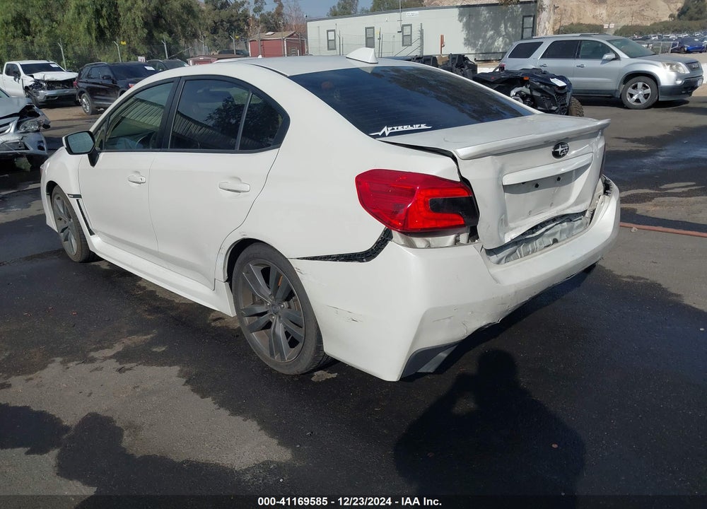 2016 SUBARU WRX PREMIUM VIN: JF1VA1E63G8807247