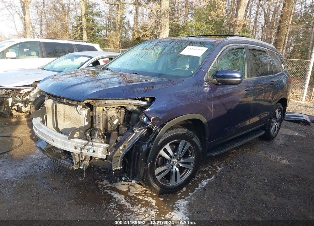 2016 HONDA PILOT EX-L VIN: 5FNYF6H79GB096826