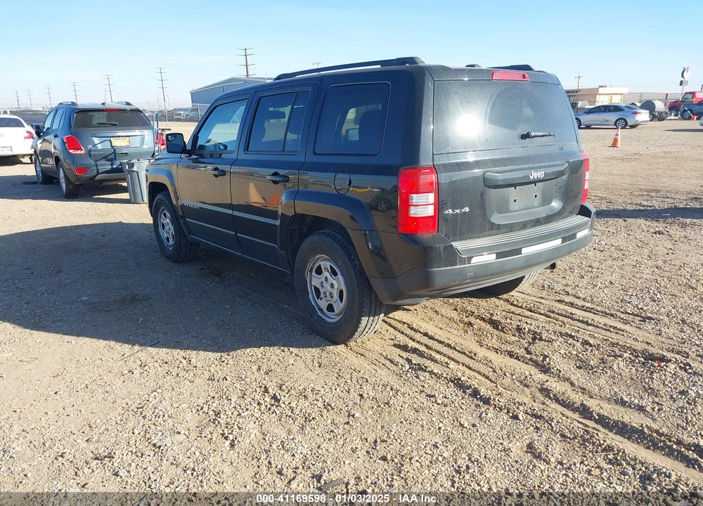 2017 JEEP PATRIOT SPORT 4X4 VIN: 1C4NJRBB3HD197000