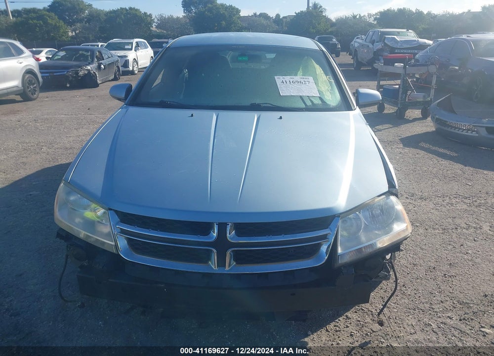 2013 DODGE AVENGER SXT VIN: 1C3CDZCB0DN624851