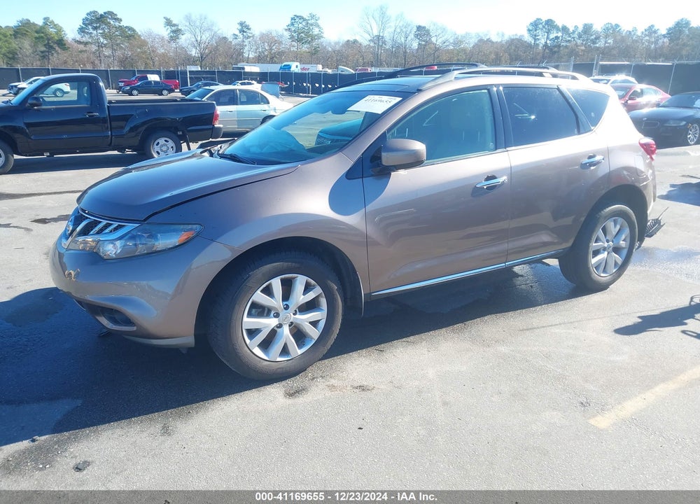 2012 NISSAN MURANO SL VIN: JN8AZ1MU7CW119571