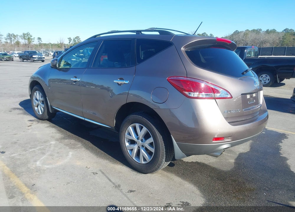 2012 NISSAN MURANO SL VIN: JN8AZ1MU7CW119571