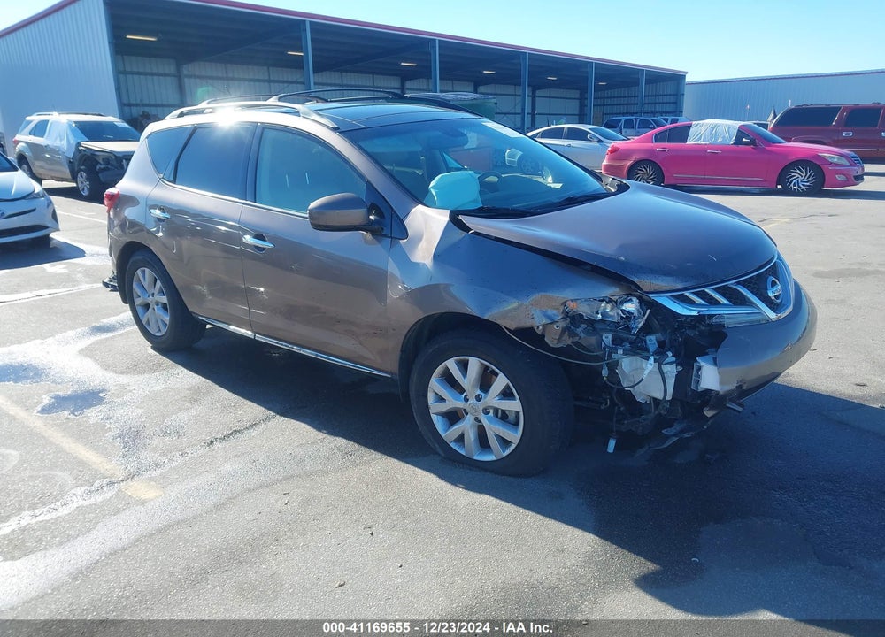2012 NISSAN MURANO SL VIN: JN8AZ1MU7CW119571