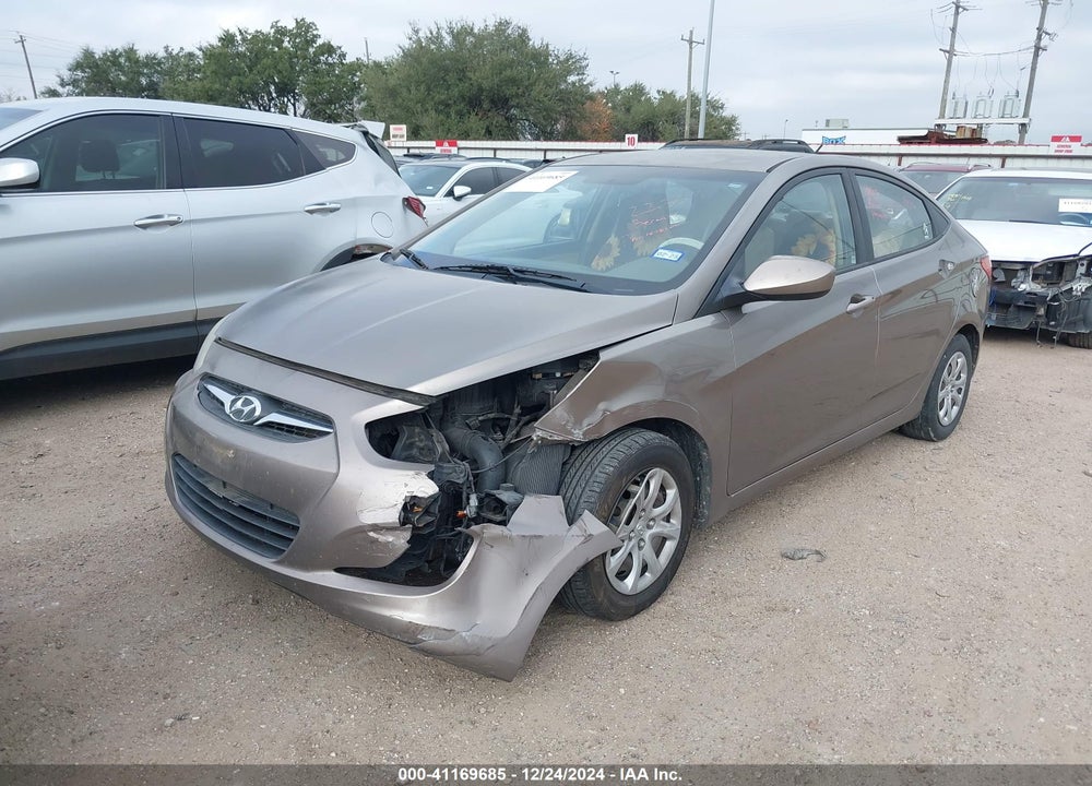 2013 HYUNDAI ACCENT GLS VIN: KMHCT4AE3DU429570