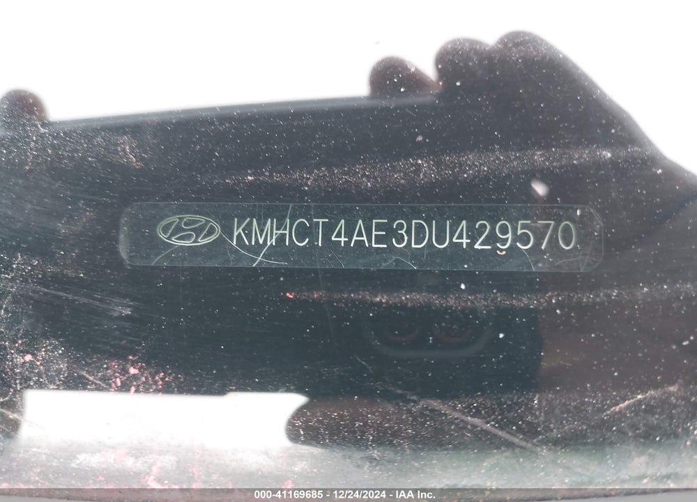 2013 HYUNDAI ACCENT GLS VIN: KMHCT4AE3DU429570