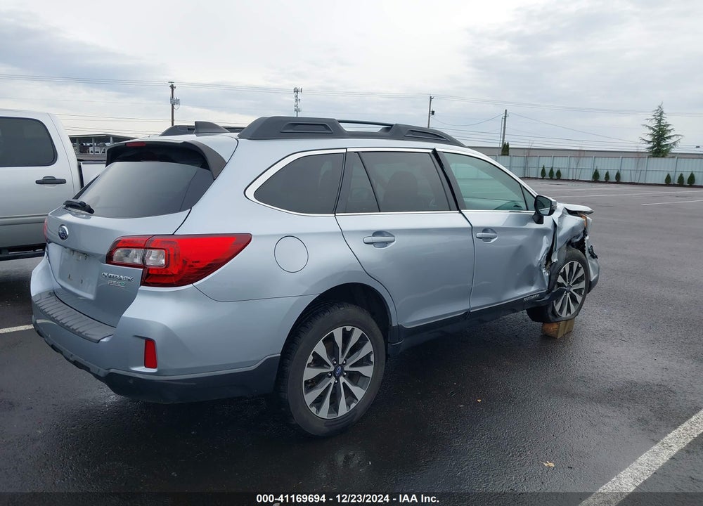 2017 SUBARU OUTBACK 2.5I LIMITED VIN: 4S4BSANC9H3296413