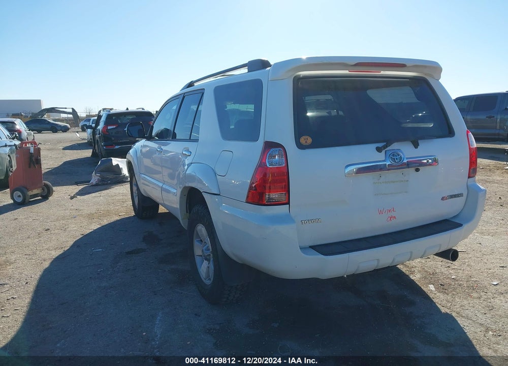 2007 TOYOTA 4RUNNER SR5 V6 VIN: JTEZU14R178075338