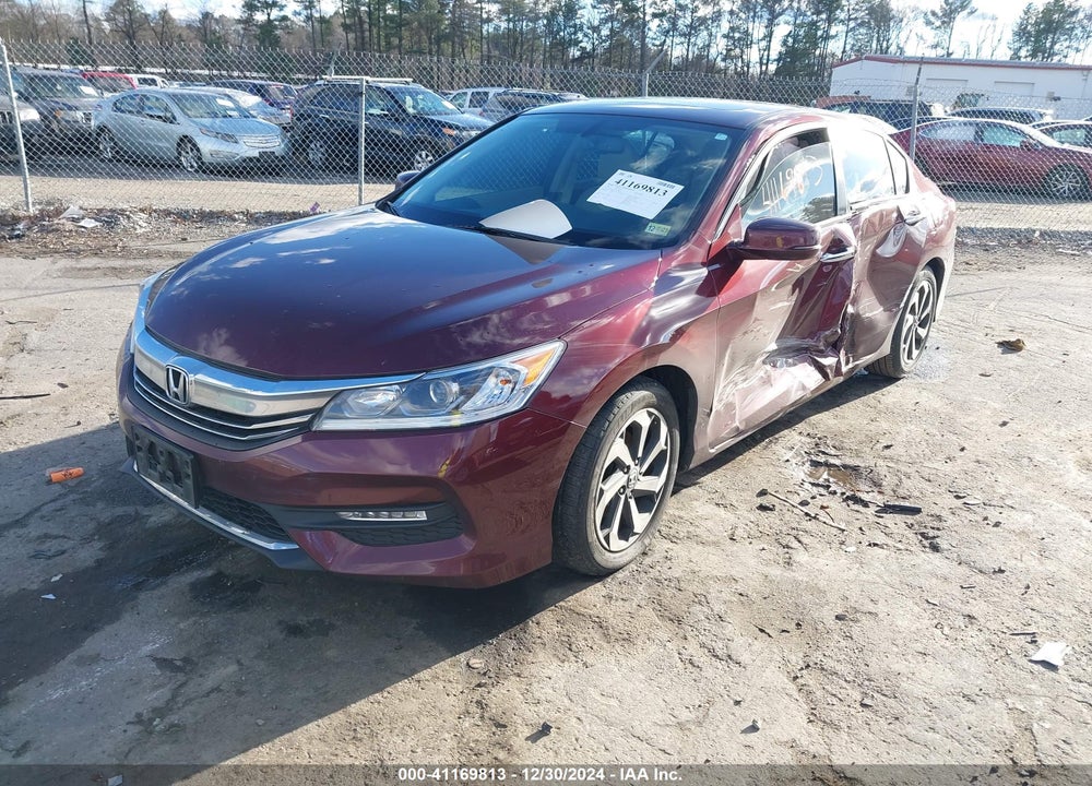 2016 HONDA ACCORD EX-L VIN: 1HGCR2F83GA158110